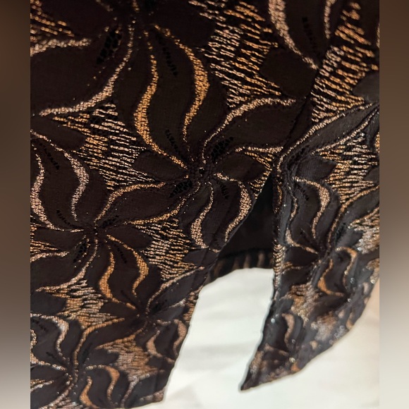 Kensie Knit Lurex Sheath Black Dress - Picture 9 of 12